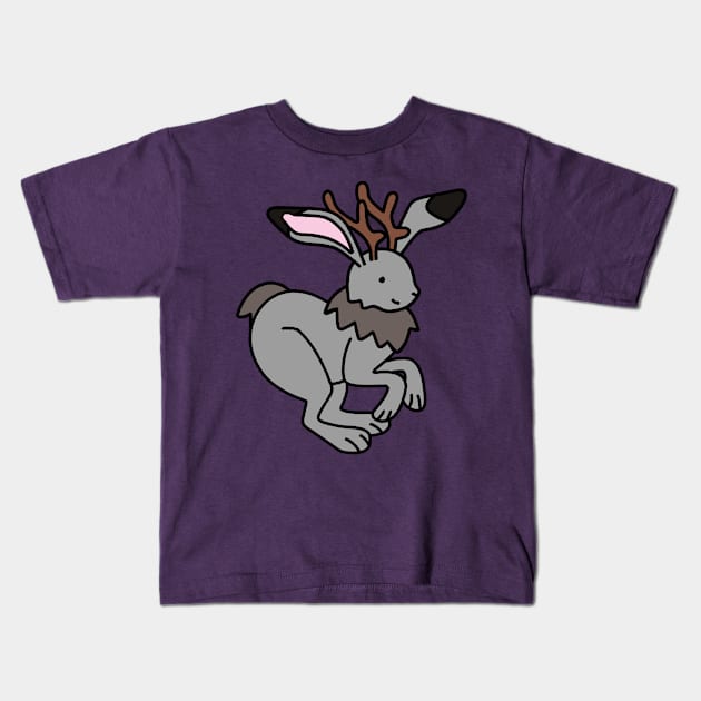 Jolly Jackalope Kids T-Shirt by ncprocter